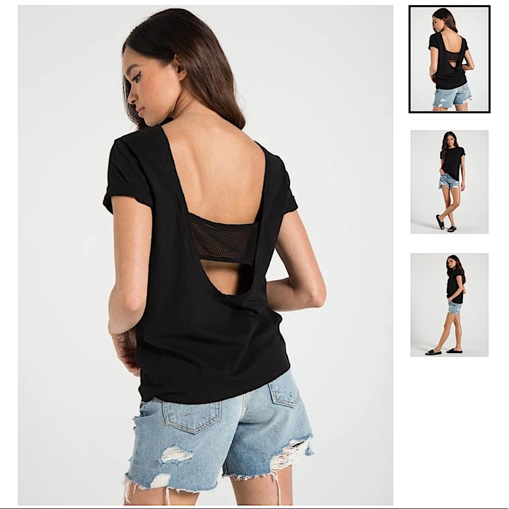 NWT n:Philanthropy Marengo Tee in Black Cat
